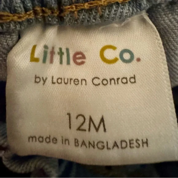 Denim Shorts Bundle for Kids, Baby Girls 12 Months, 3 pair - Picture 5 of 5